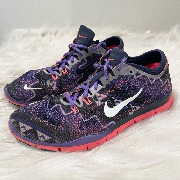 Women’s Nike TR Fit Black & Purple Running Shoes Size 9.5 US! - Picture 1 of 7